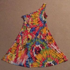 Vibrant One-Shoulder Karlie dress